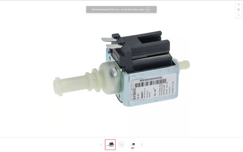 Jura water pump sysko sap - pump, sap.hp4